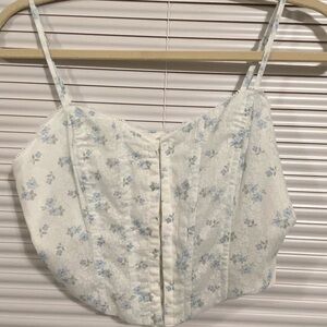 NWT Alter’d State floral corset top (small)